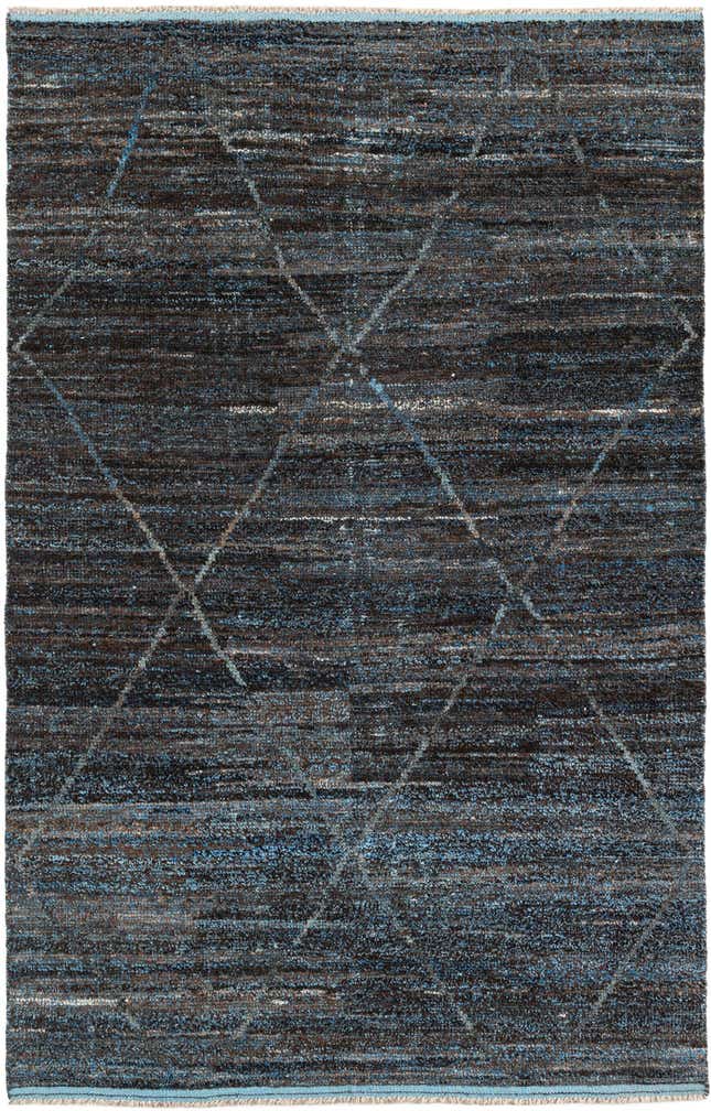 5' 10 x 9' 3 Hand Knotted Moroccan Wool Rug