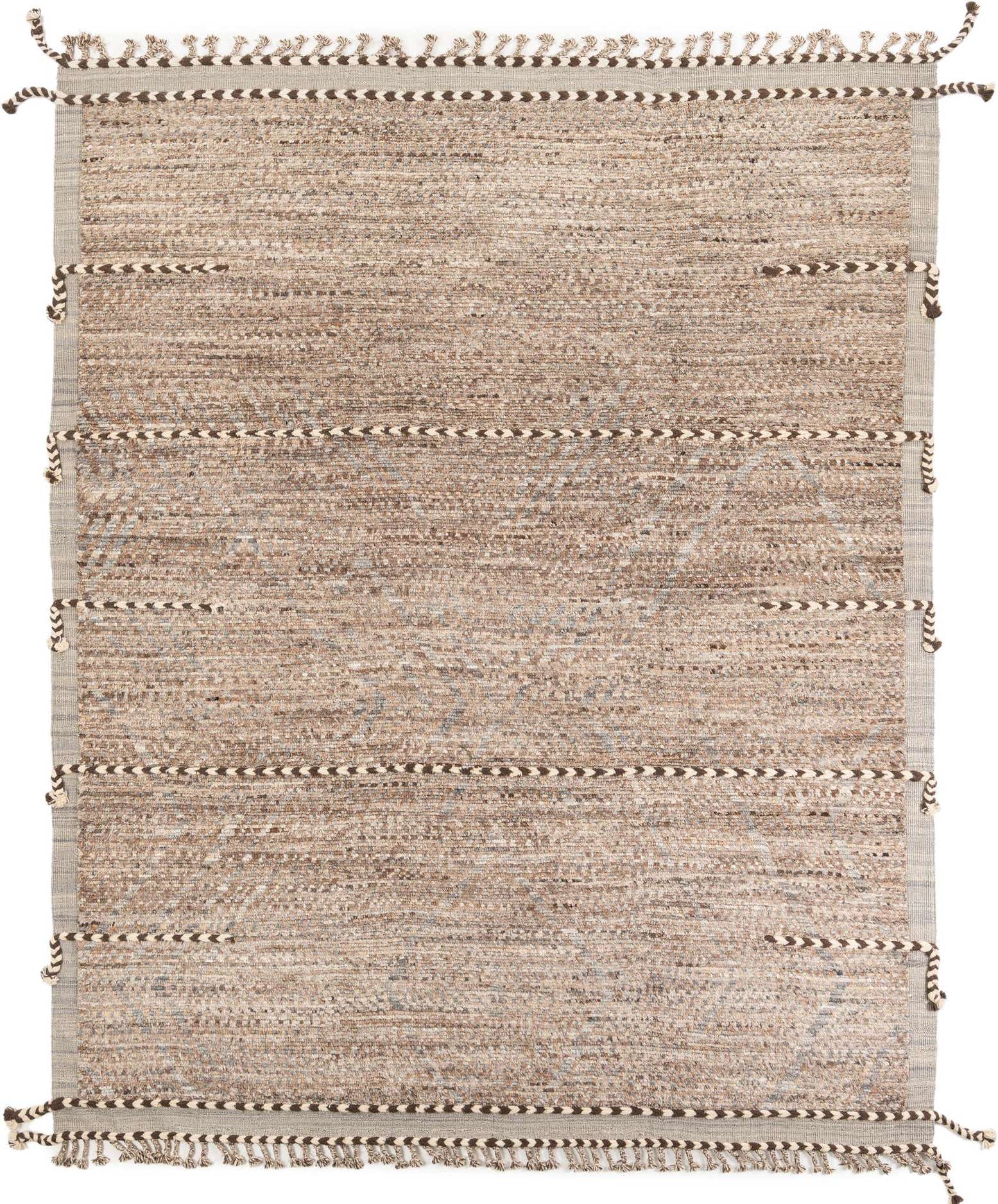 8' 7 x 10' 7 Hand Knotted Moroccan Wool Rug