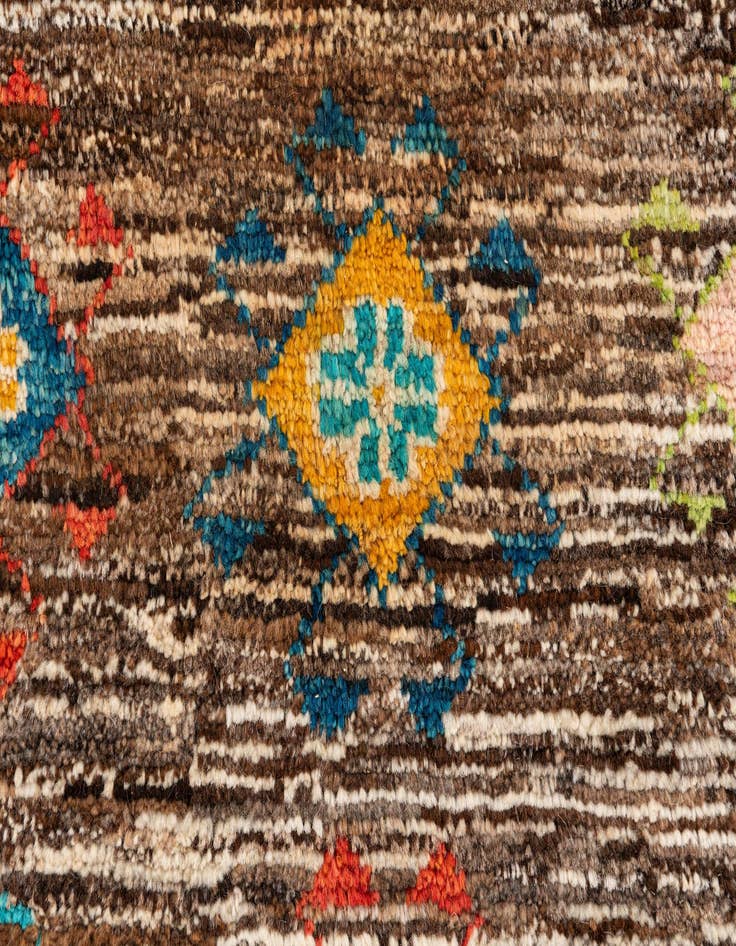 Detail image of 8' 1 x 9' 10  Hand Knotted Moroccan Wool Rug