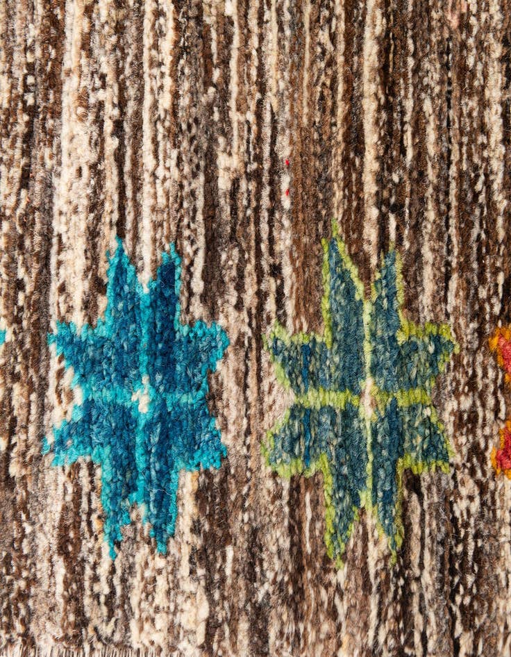 Detail image of 8' 1 x 9' 10  Hand Knotted Moroccan Wool Rug