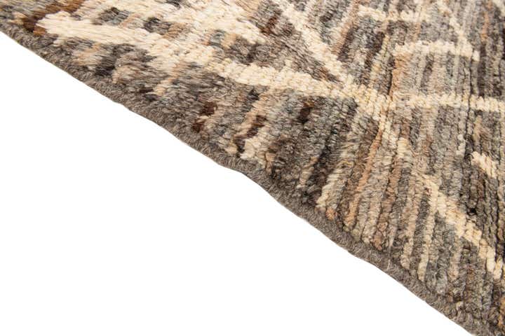 8' 6 x 9' 8 Hand Knotted Moroccan Wool Rug
