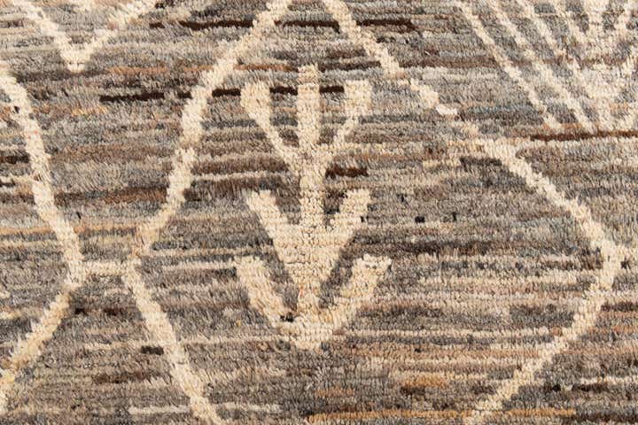 8' 6 x 9' 8 Hand Knotted Moroccan Wool Rug