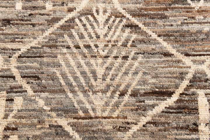 8' 6 x 9' 8 Hand Knotted Moroccan Wool Rug