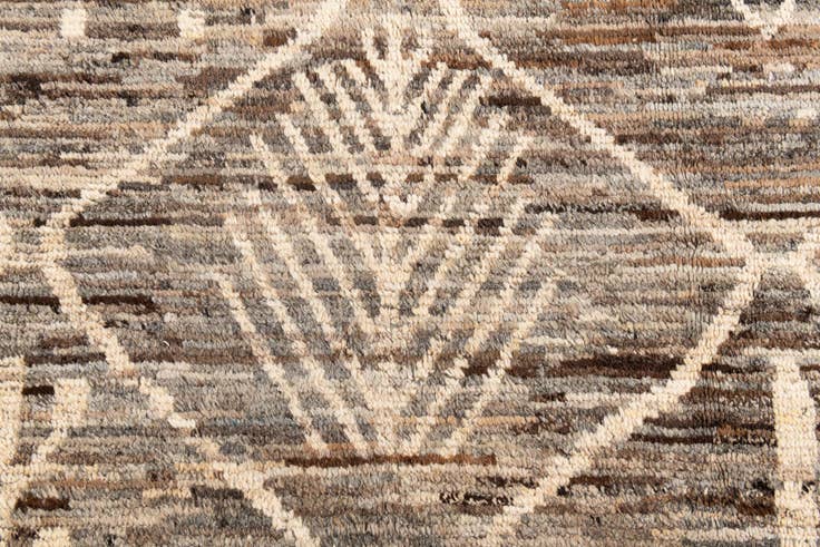 Detail image of 8' 6 x 9' 8 Hand Knotted Moroccan Wool Rug