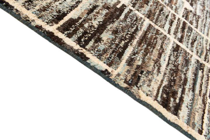 8' 6 x 9' 10 Hand Knotted Moroccan Wool Rug