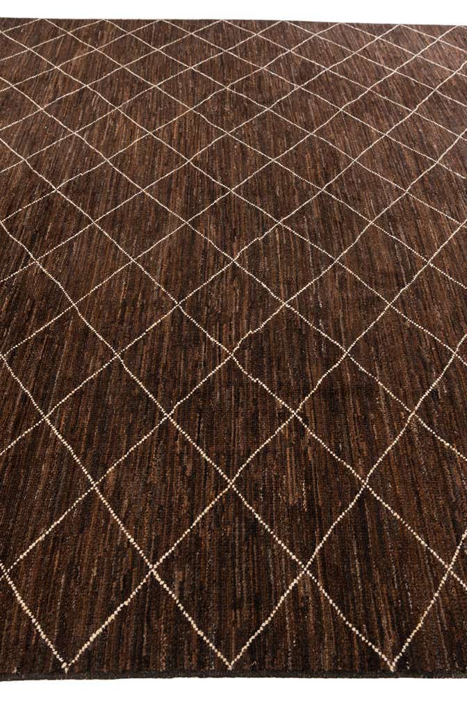 10' x 13' Hand Knotted Moroccan Wool Rug