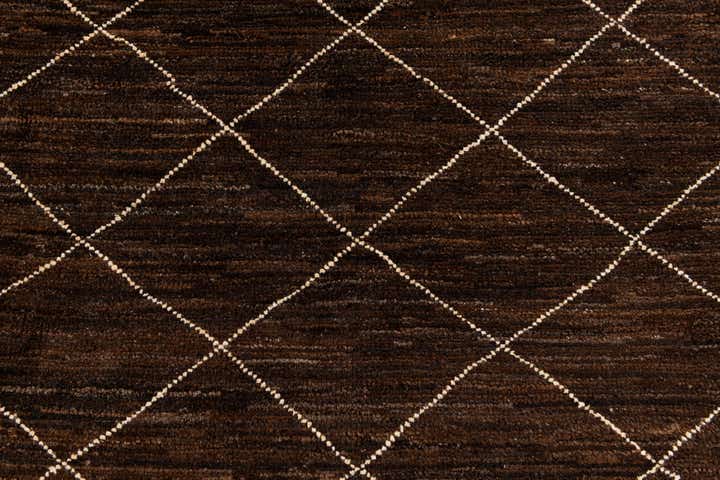 10' x 13' Hand Knotted Moroccan Wool Rug