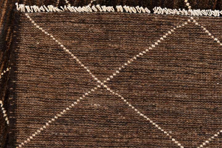 10' x 13' Hand Knotted Moroccan Wool Rug