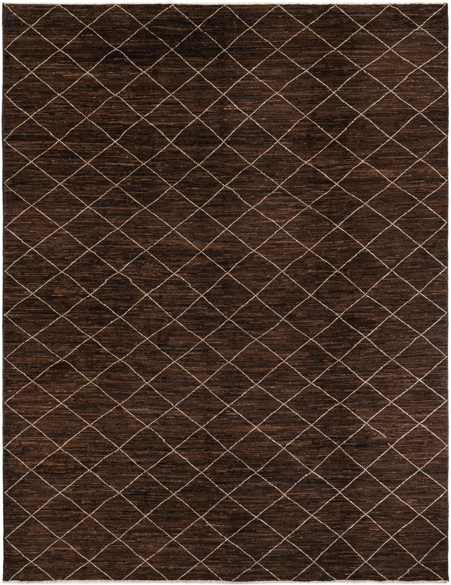 10' x 13' Hand Knotted Moroccan Wool Rug
