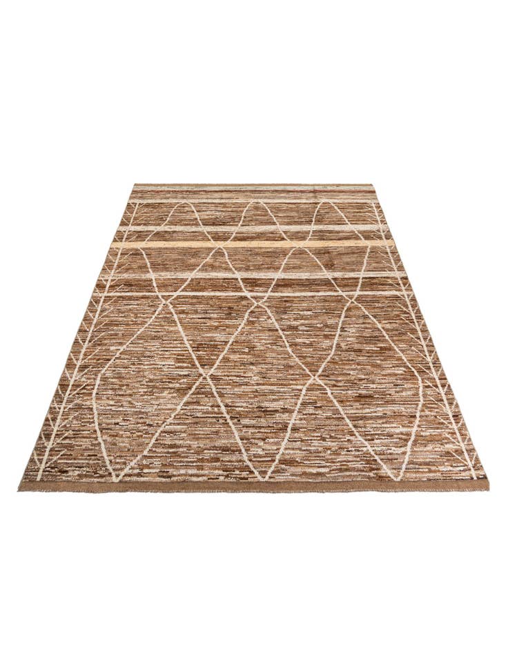 Detail image of 9' 8 x 13' 3  Hand Knotted Moroccan Wool Rug