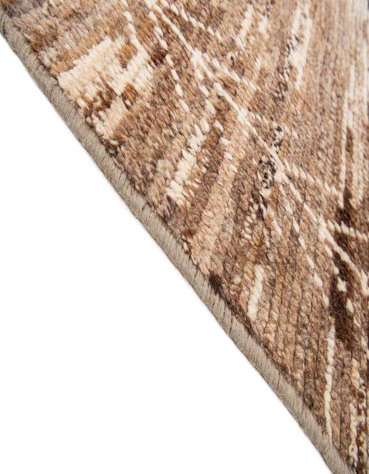 Detail image of 9' 9 x 13' 2  Hand Knotted Moroccan Wool Rug