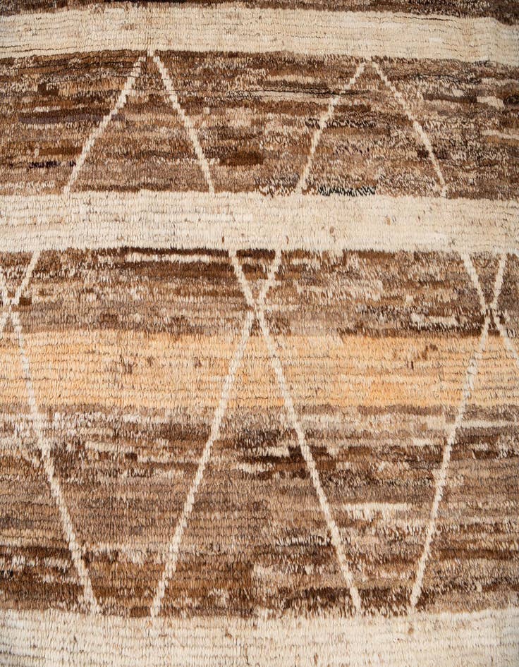 Detail image of 9' 9 x 13' 2  Hand Knotted Moroccan Wool Rug