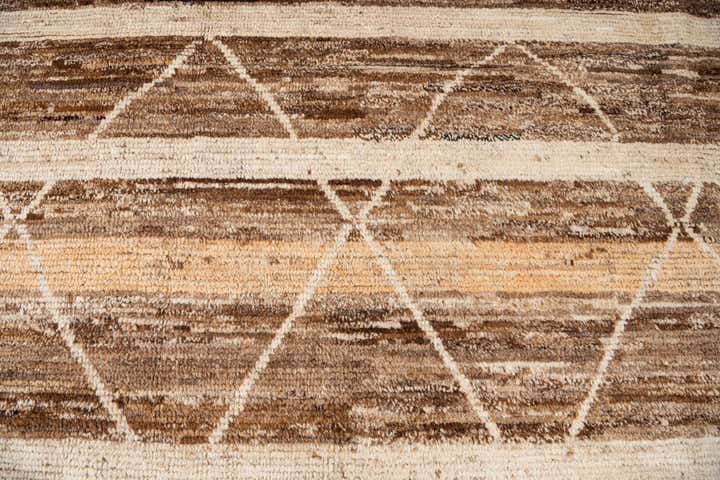 9' 9 x 13' 2 Hand Knotted Moroccan Wool Rug