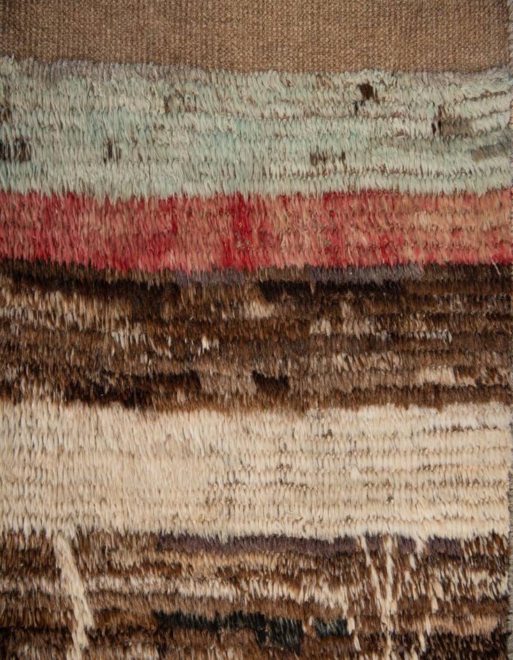 Detail image of 9' 9 x 13' 2  Hand Knotted Moroccan Wool Rug