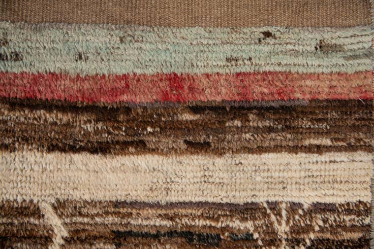 Detail image of 9' 9 x 13' 2 Hand Knotted Moroccan Wool Rug
