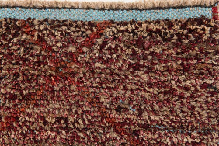 4' x 6' 3 Hand Knotted Moroccan Wool Rug