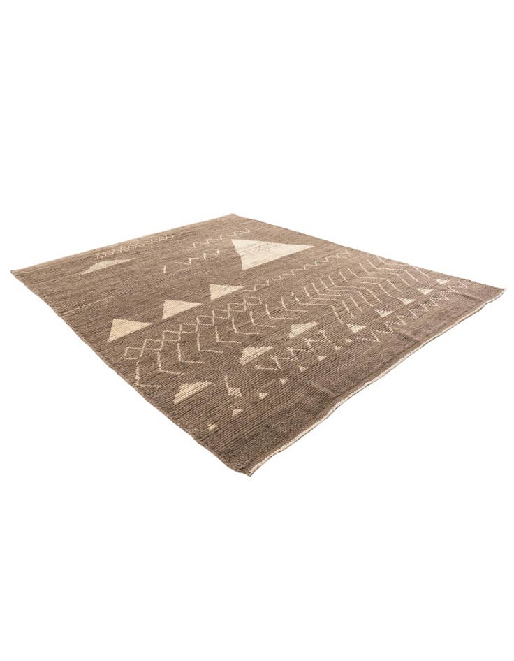 Detail image of 8' 4 x 10' 6 Hand Knotted Moroccan Wool Rug