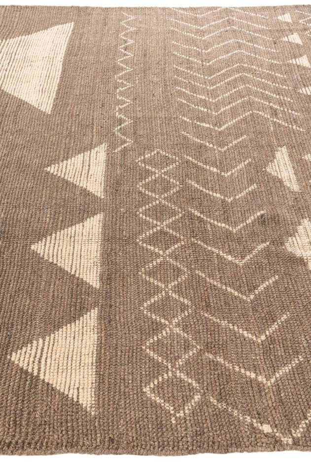 Detail image of 8' 4 x 10' 6 Hand Knotted Moroccan Wool Rug