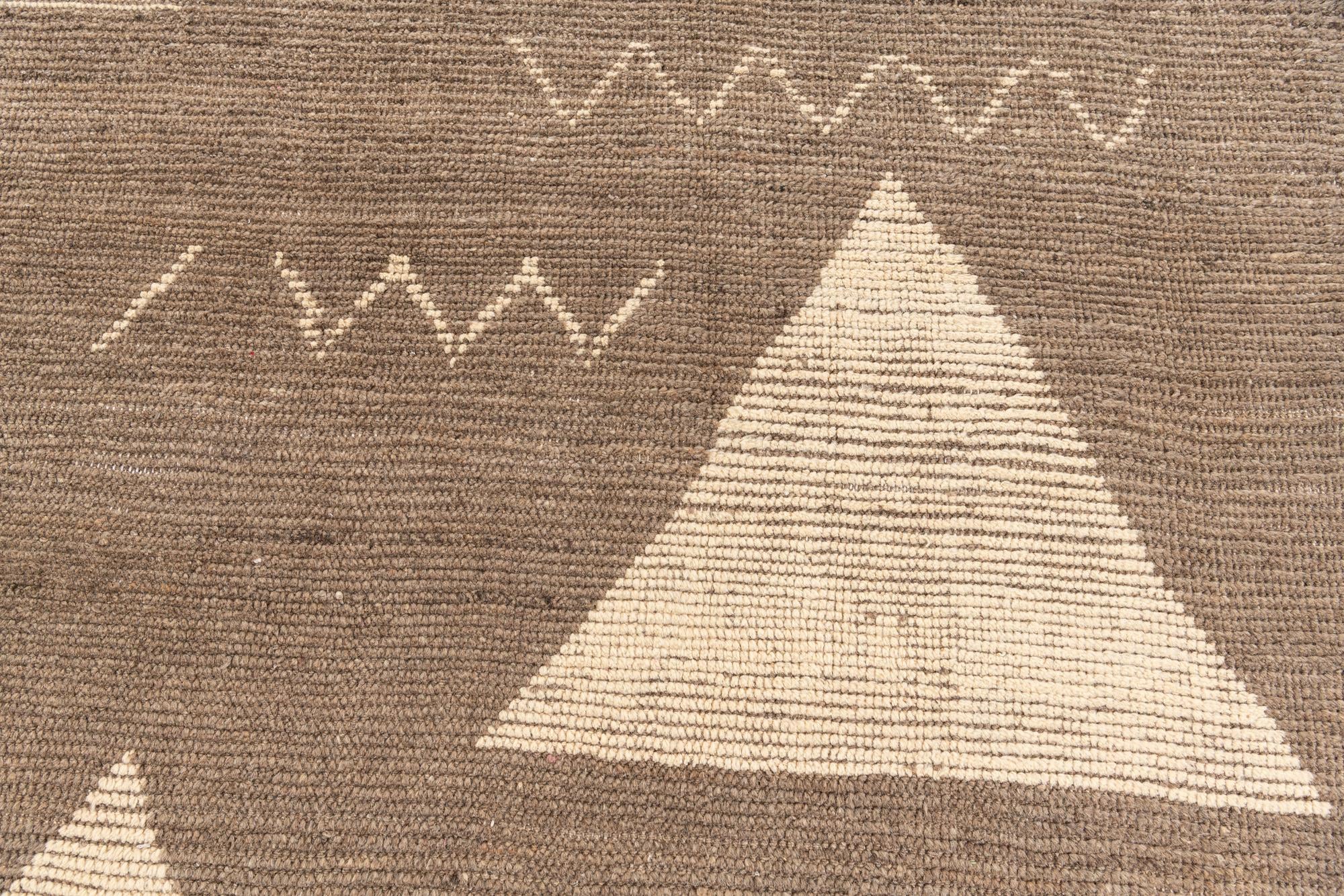 8' 4 x 10' 6 Hand Knotted Moroccan Wool Rug
