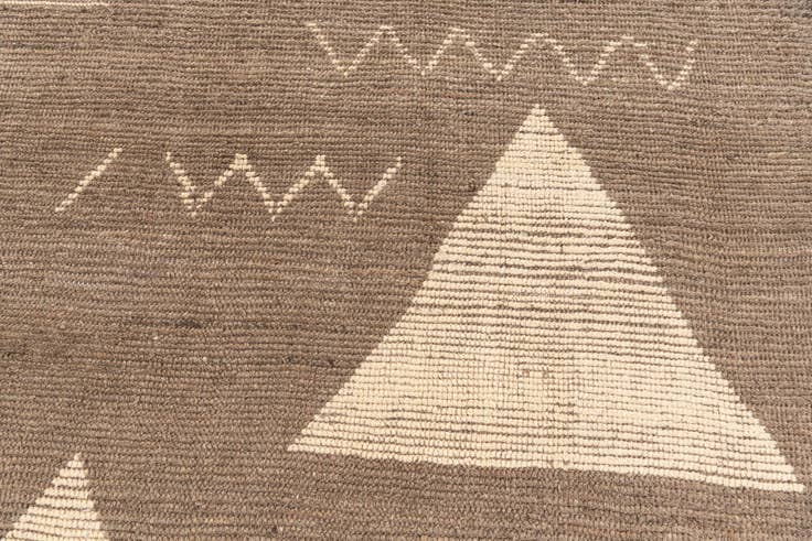 Detail image of 8' 4 x 10' 6 Hand Knotted Moroccan Wool Rug