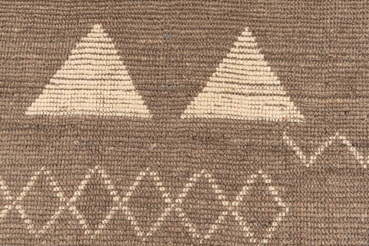 Detail image of 8' 4 x 10' 6 Hand Knotted Moroccan Wool Rug