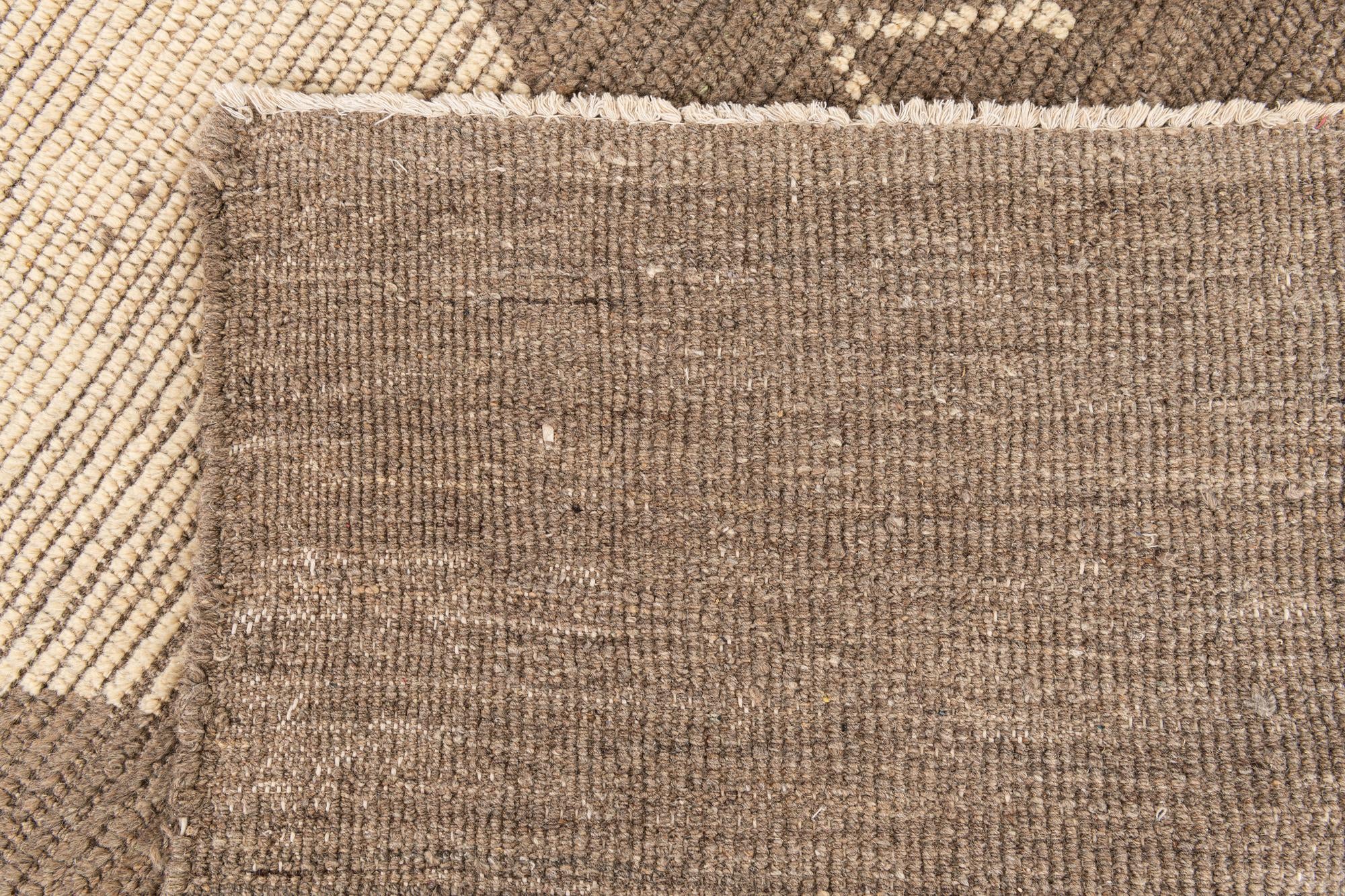 8' 4 x 10' 6 Hand Knotted Moroccan Wool Rug