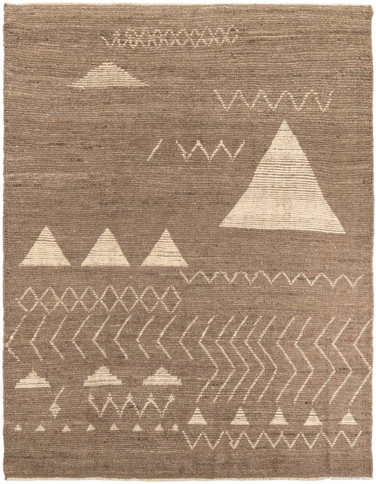 Detail image of 8' 4 x 10' 6 Hand Knotted Moroccan Wool Rug