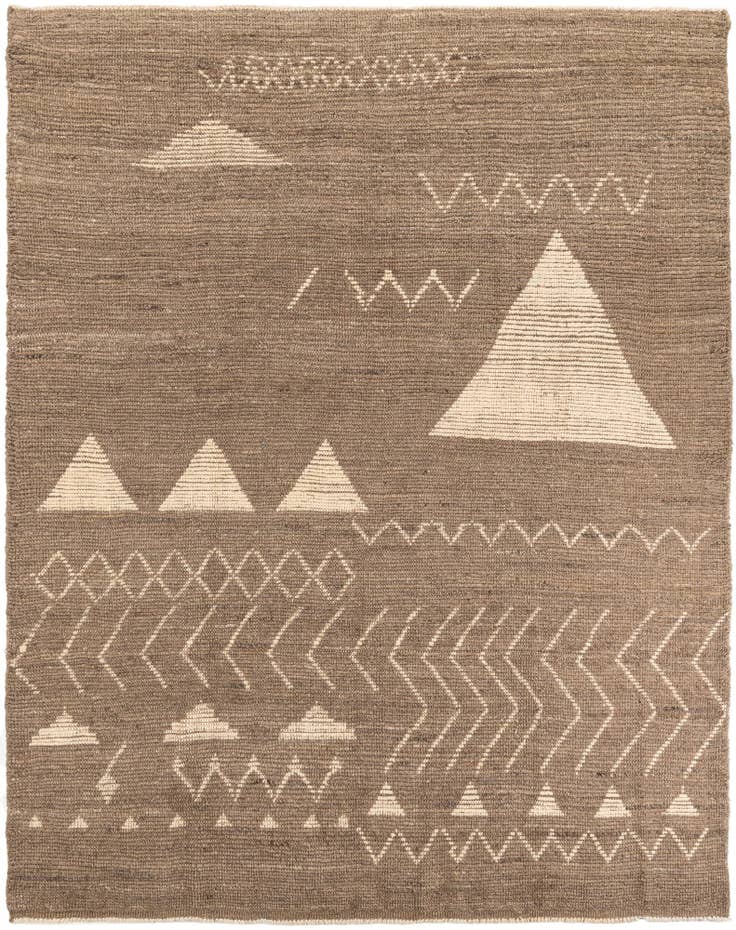 Detail image of 8' 4 x 10' 6 Hand Knotted Moroccan Wool Rug