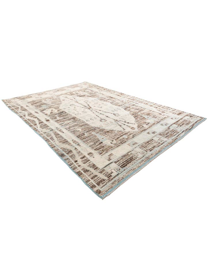 Detail image of 8' 6 x 12' 6  Hand Knotted Moroccan Wool Rug