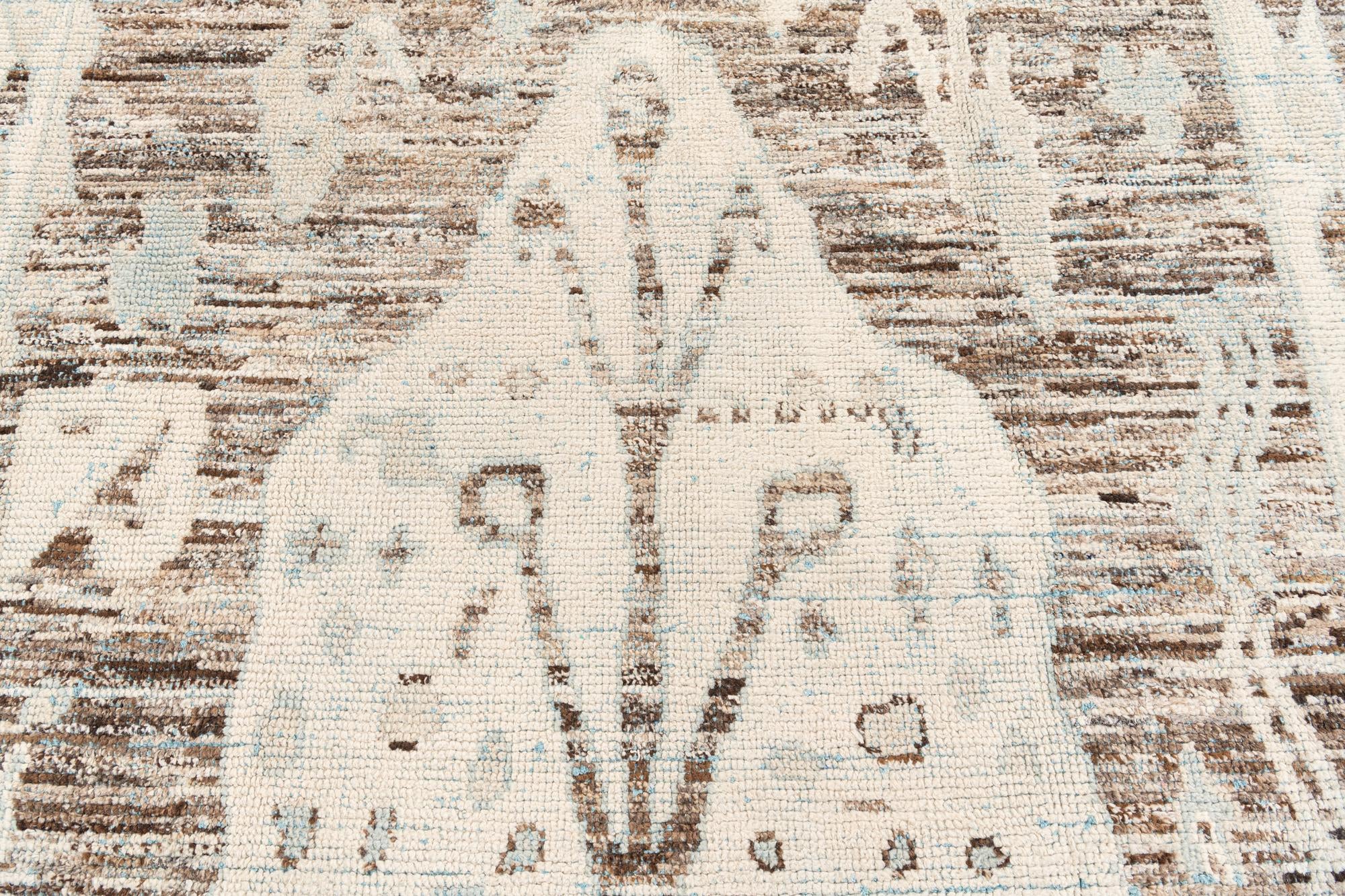 8' 6 x 12' 6 Hand Knotted Moroccan Wool Rug