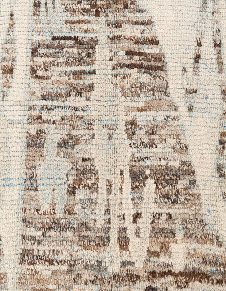 Detail image of 8' 6 x 12' 6  Hand Knotted Moroccan Wool Rug