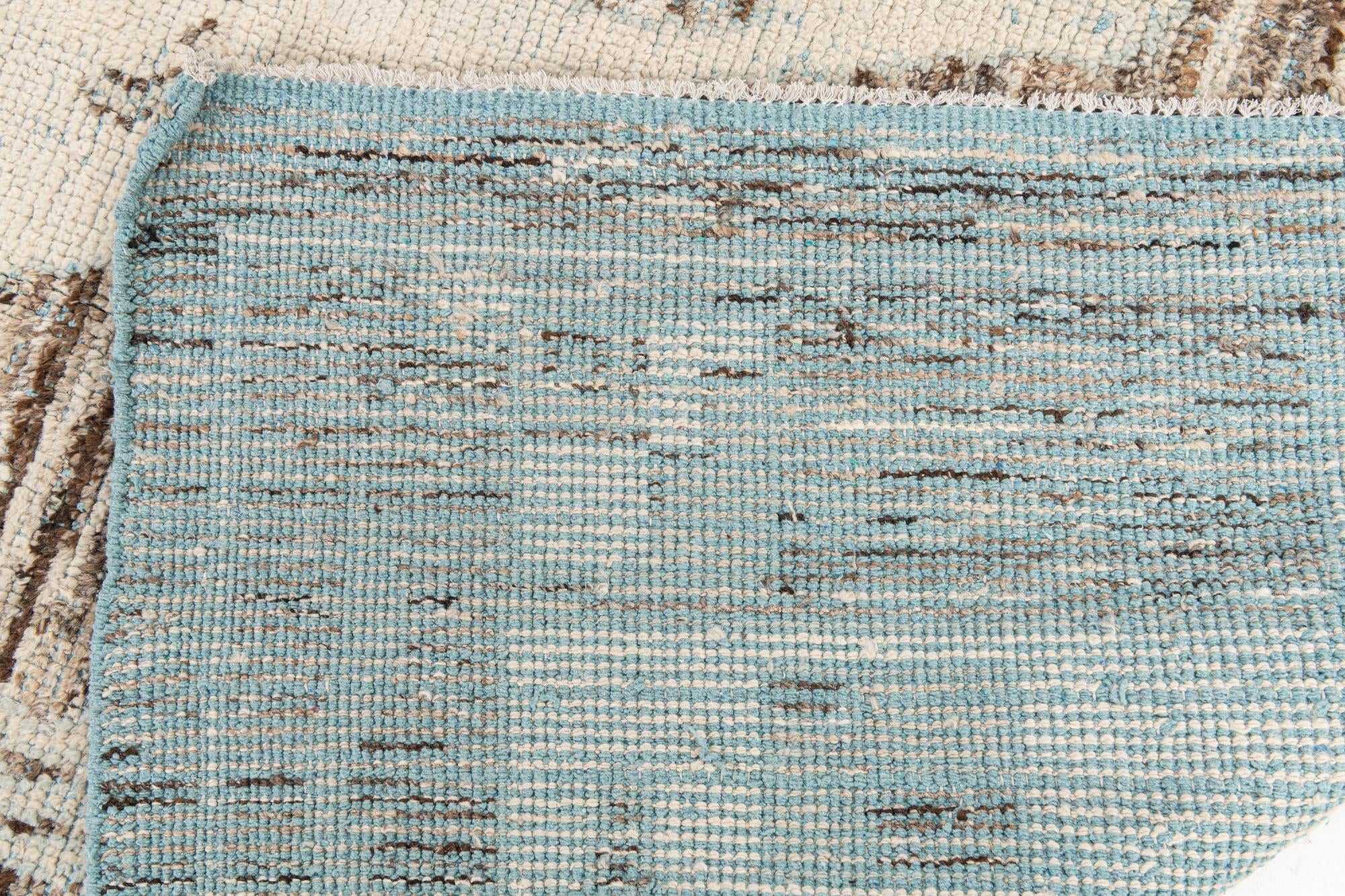 8' 6 x 12' 6 Hand Knotted Moroccan Wool Rug