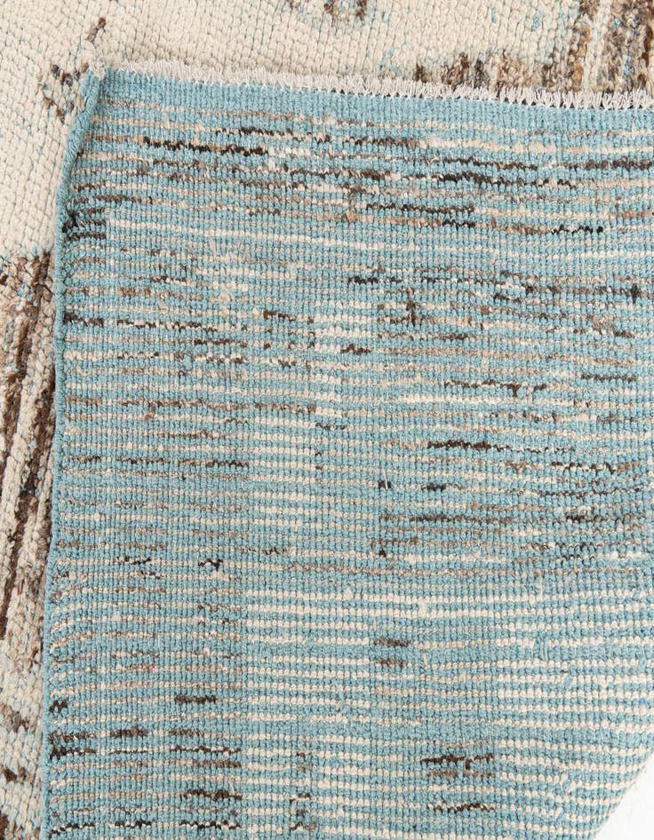 Detail image of 8' 6 x 12' 6  Hand Knotted Moroccan Wool Rug