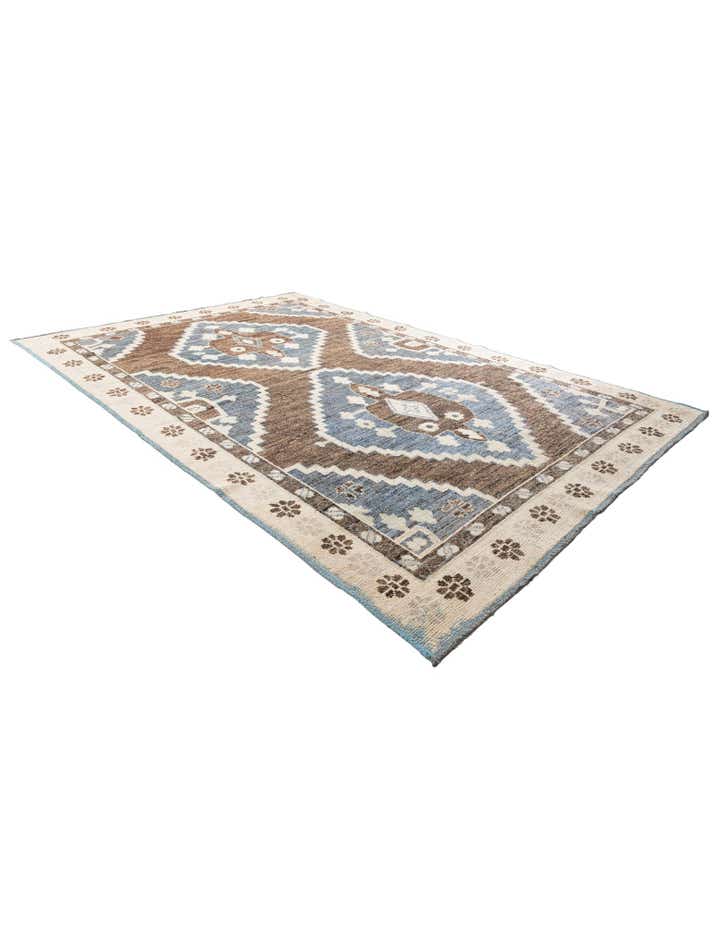 10' x 14' 9 Hand Knotted Moroccan Wool Rug