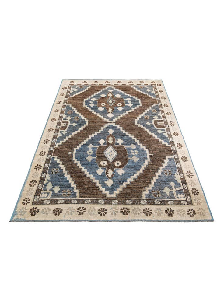 Detail image of 10' x 14' 9  Hand Knotted Moroccan Wool Rug