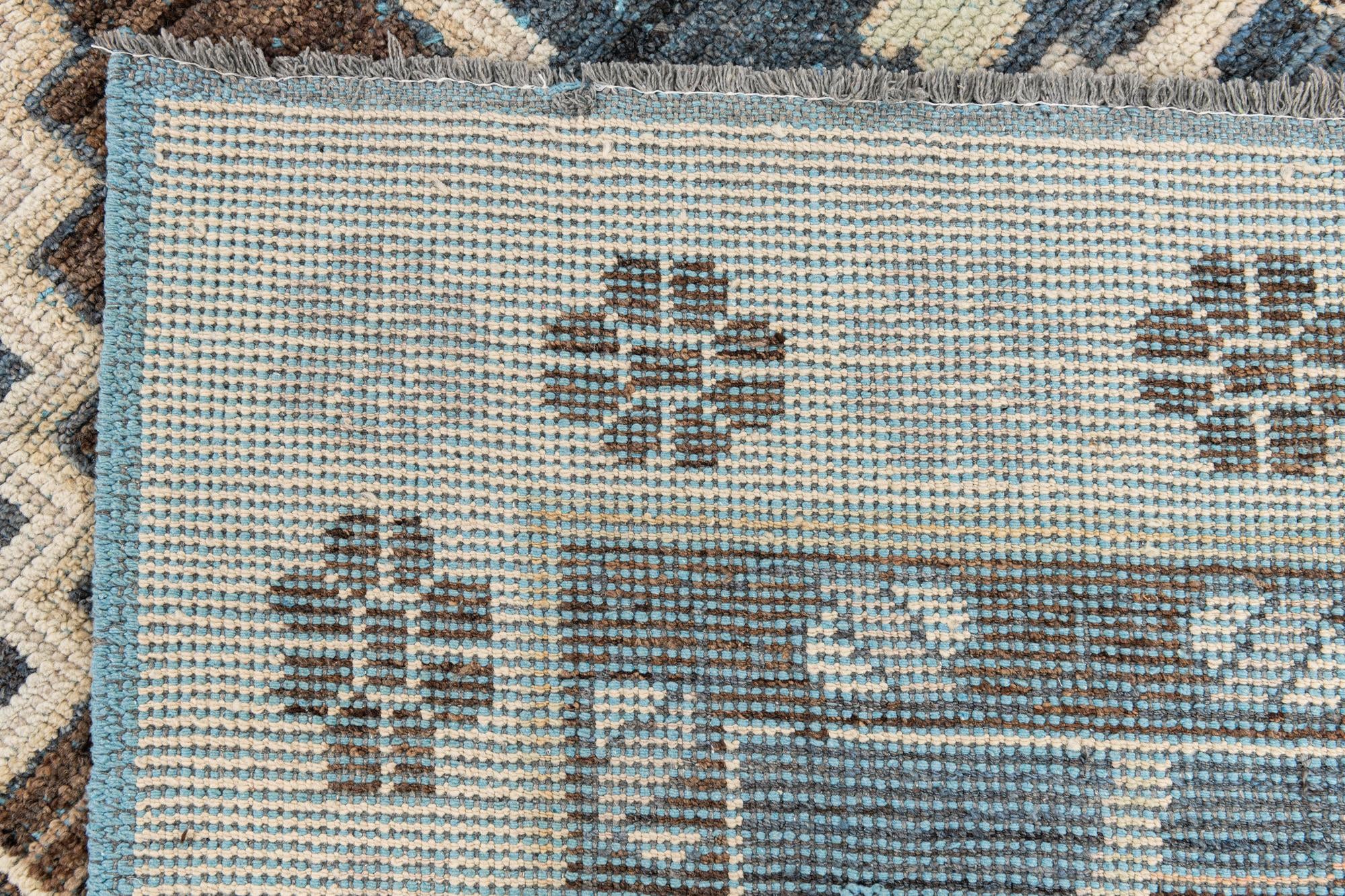 10' x 14' 9 Hand Knotted Moroccan Wool Rug