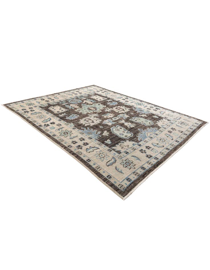 Detail image of 8' 2 x 10' 1  Hand Knotted Moroccan Wool Rug