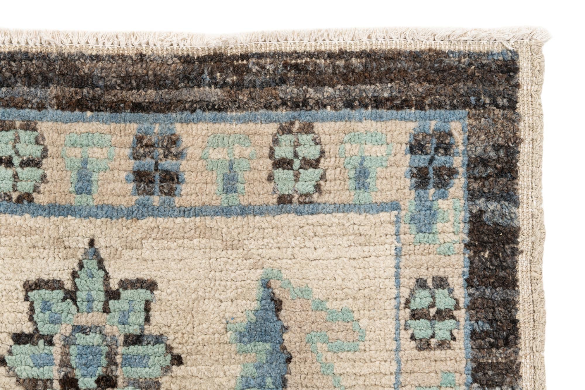 8' 2 x 10' 1 Hand Knotted Moroccan Wool Rug
