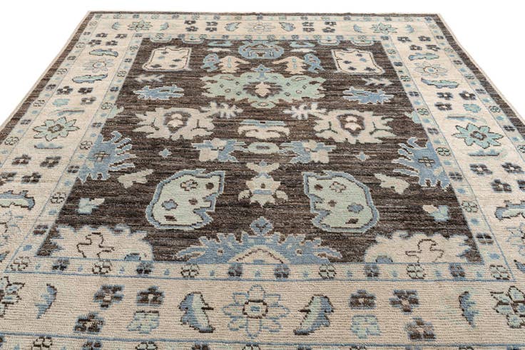 Detail image of 8' 2 x 10' 1 Hand Knotted Moroccan Wool Rug