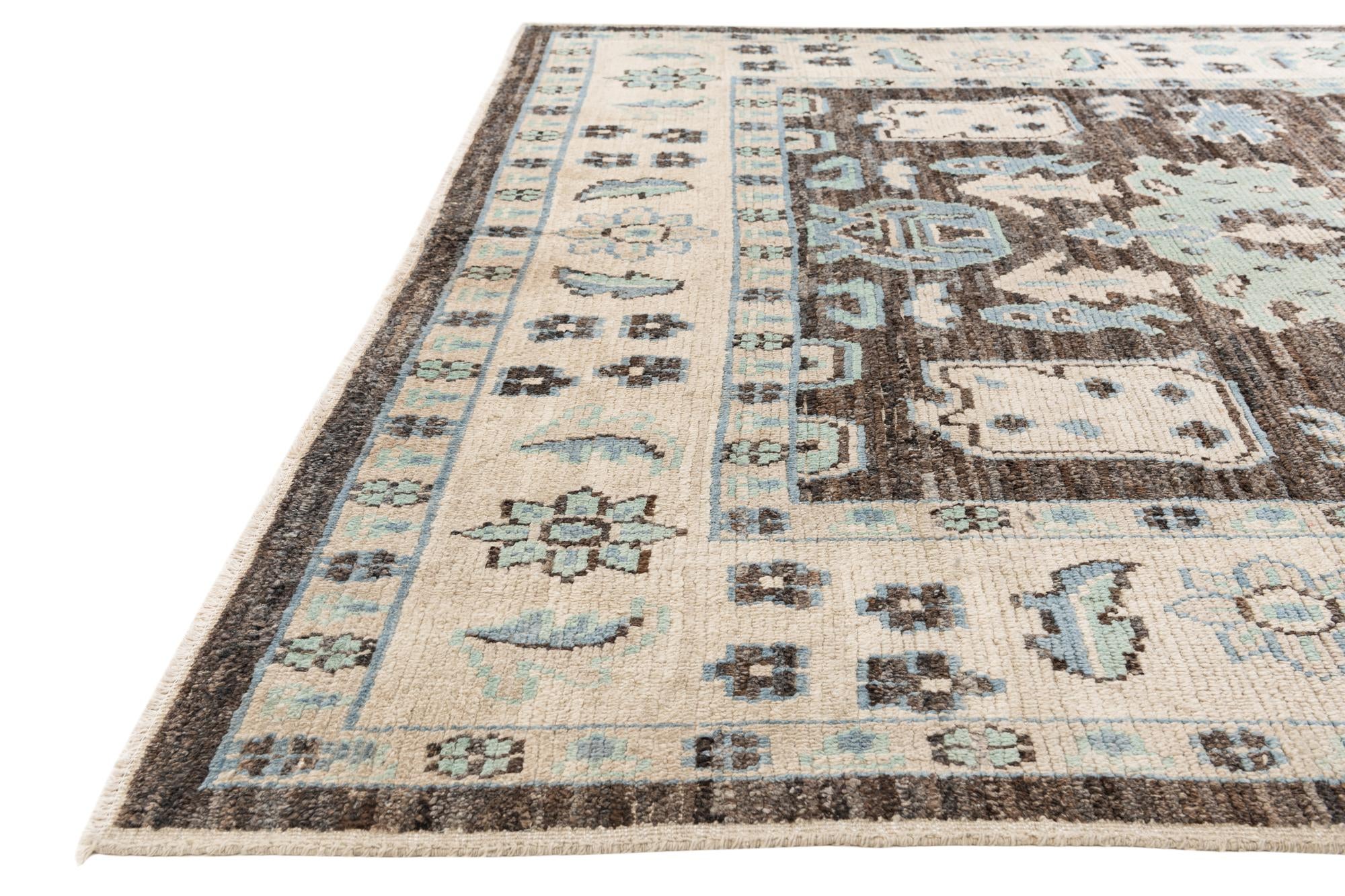 8' 2 x 10' 1 Hand Knotted Moroccan Wool Rug