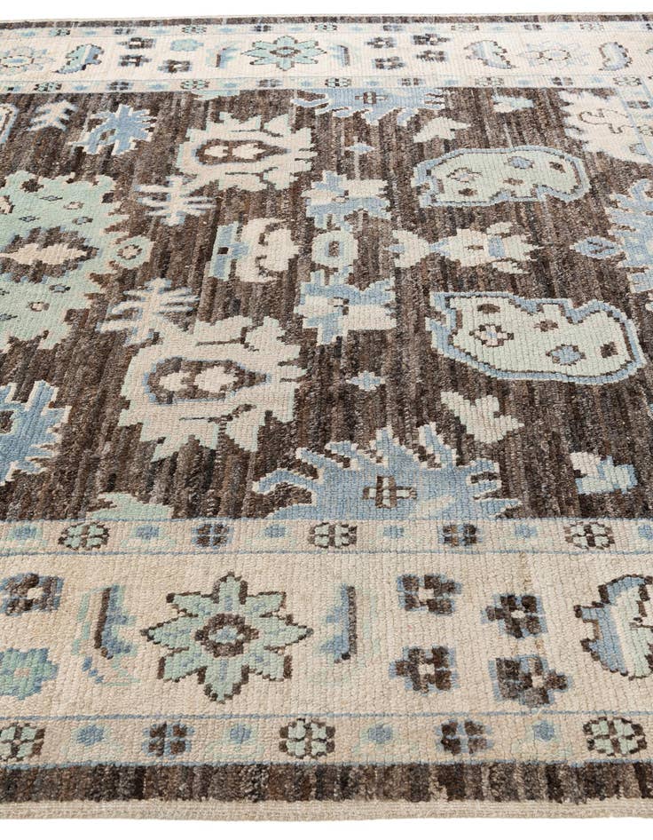 Detail image of 8' 2 x 10' 1  Hand Knotted Moroccan Wool Rug