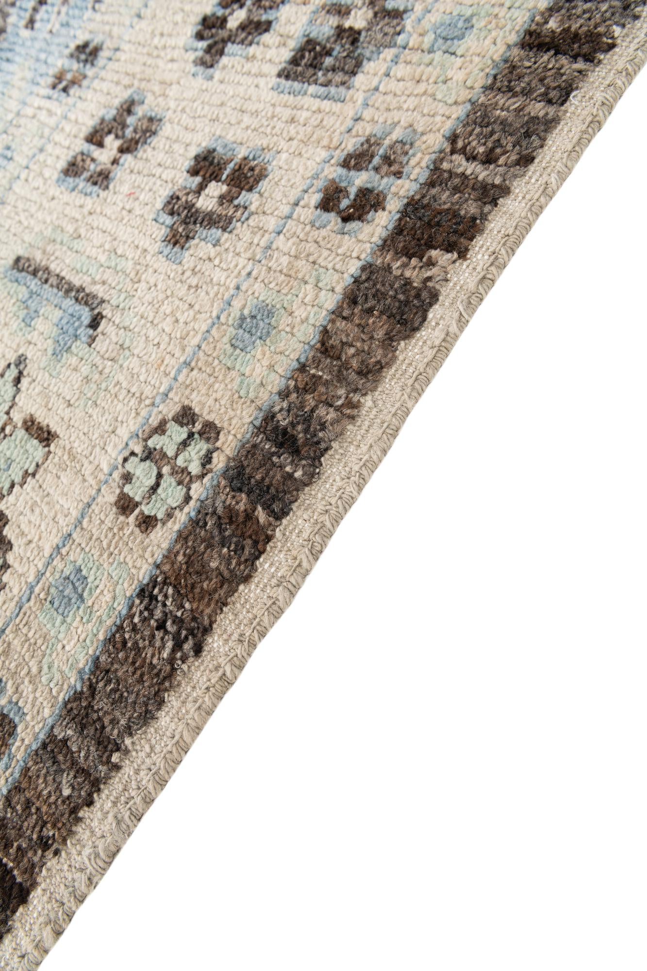 8' 2 x 10' 1 Hand Knotted Moroccan Wool Rug