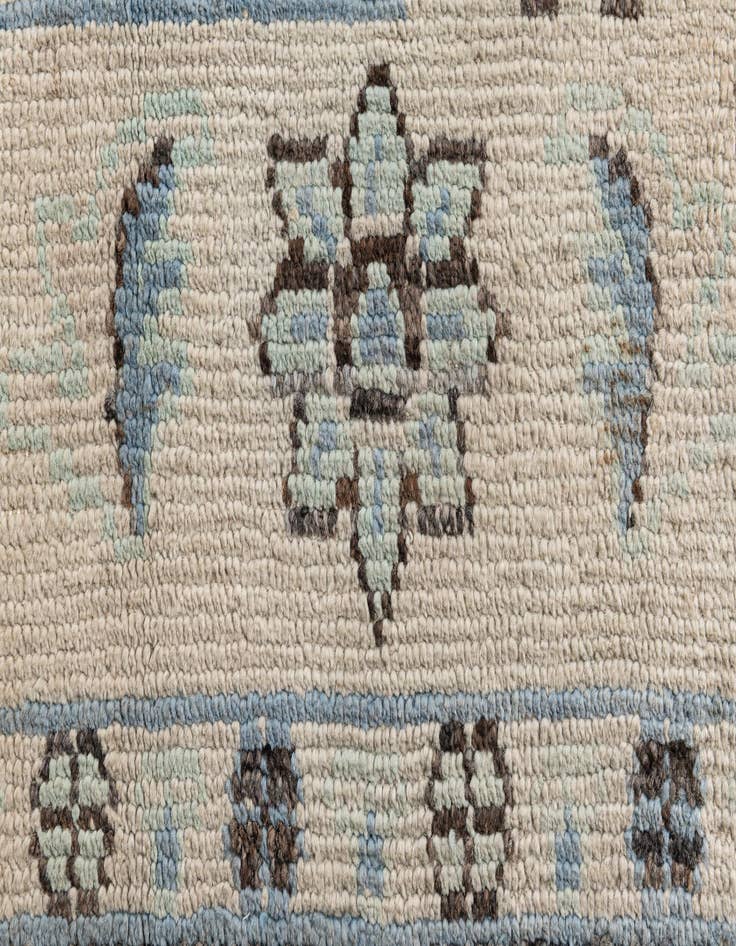 Detail image of 8' 2 x 10' 1  Hand Knotted Moroccan Wool Rug