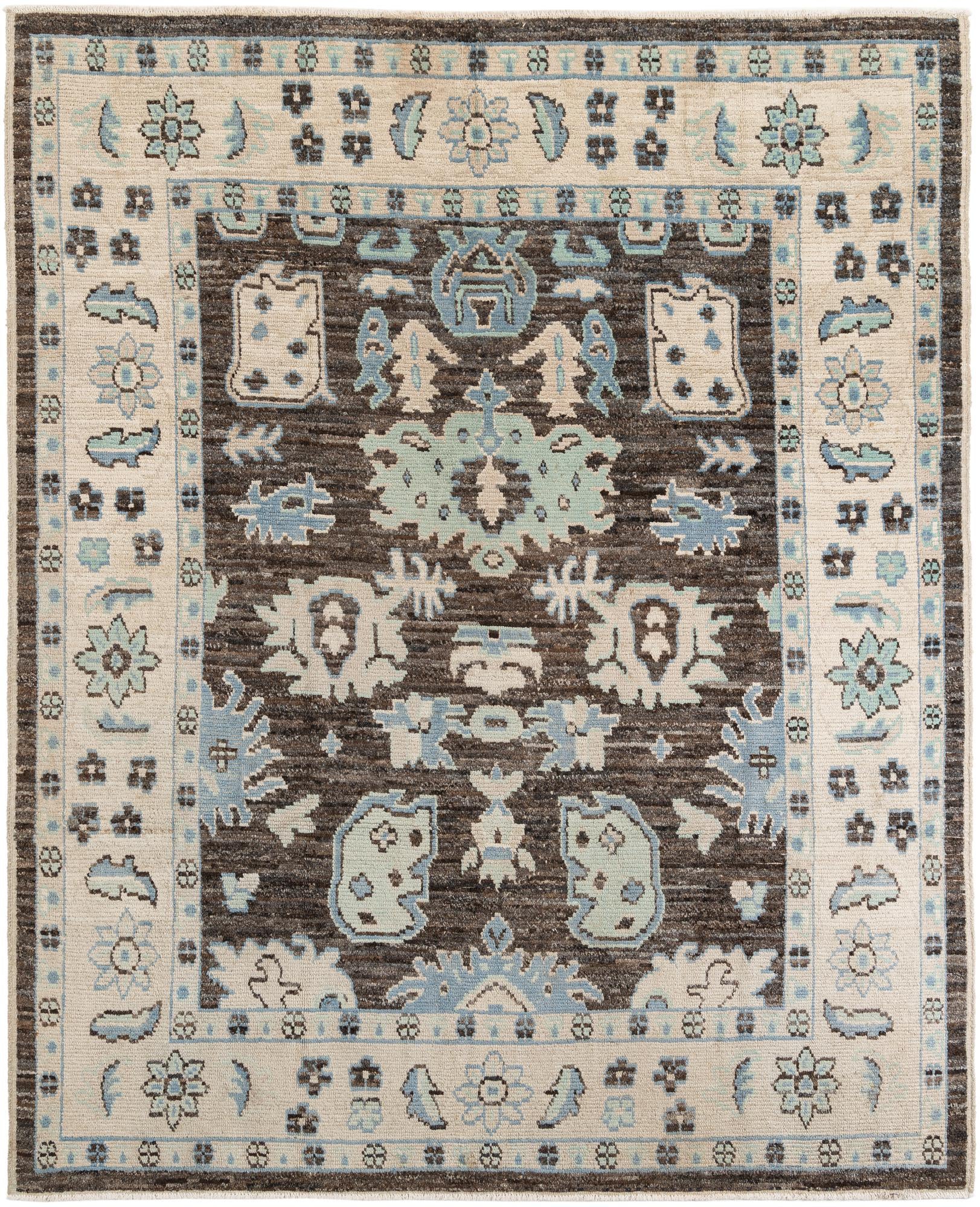 8' 2 x 10' 1 Hand Knotted Moroccan Wool Rug