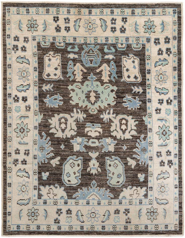 Detail image of 8' 2 x 10' 1 Hand Knotted Moroccan Wool Rug