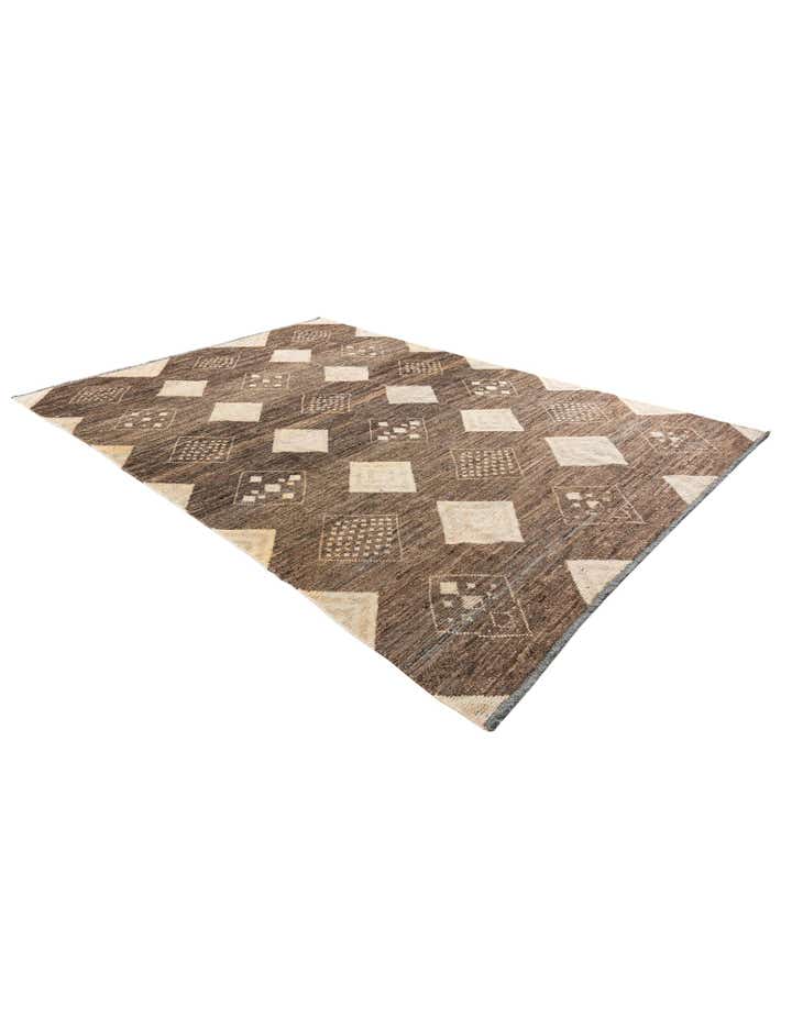 8' 4 x 12' 1 Hand Knotted Moroccan Wool Rug