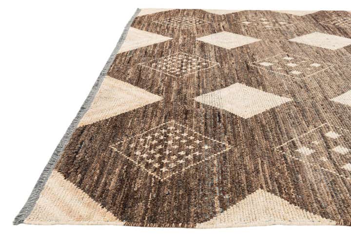 8' 4 x 12' 1 Hand Knotted Moroccan Wool Rug