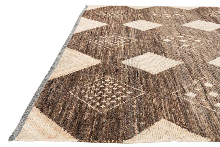 Detail image of 8' 4 x 12' 1 Hand Knotted Moroccan Wool Rug