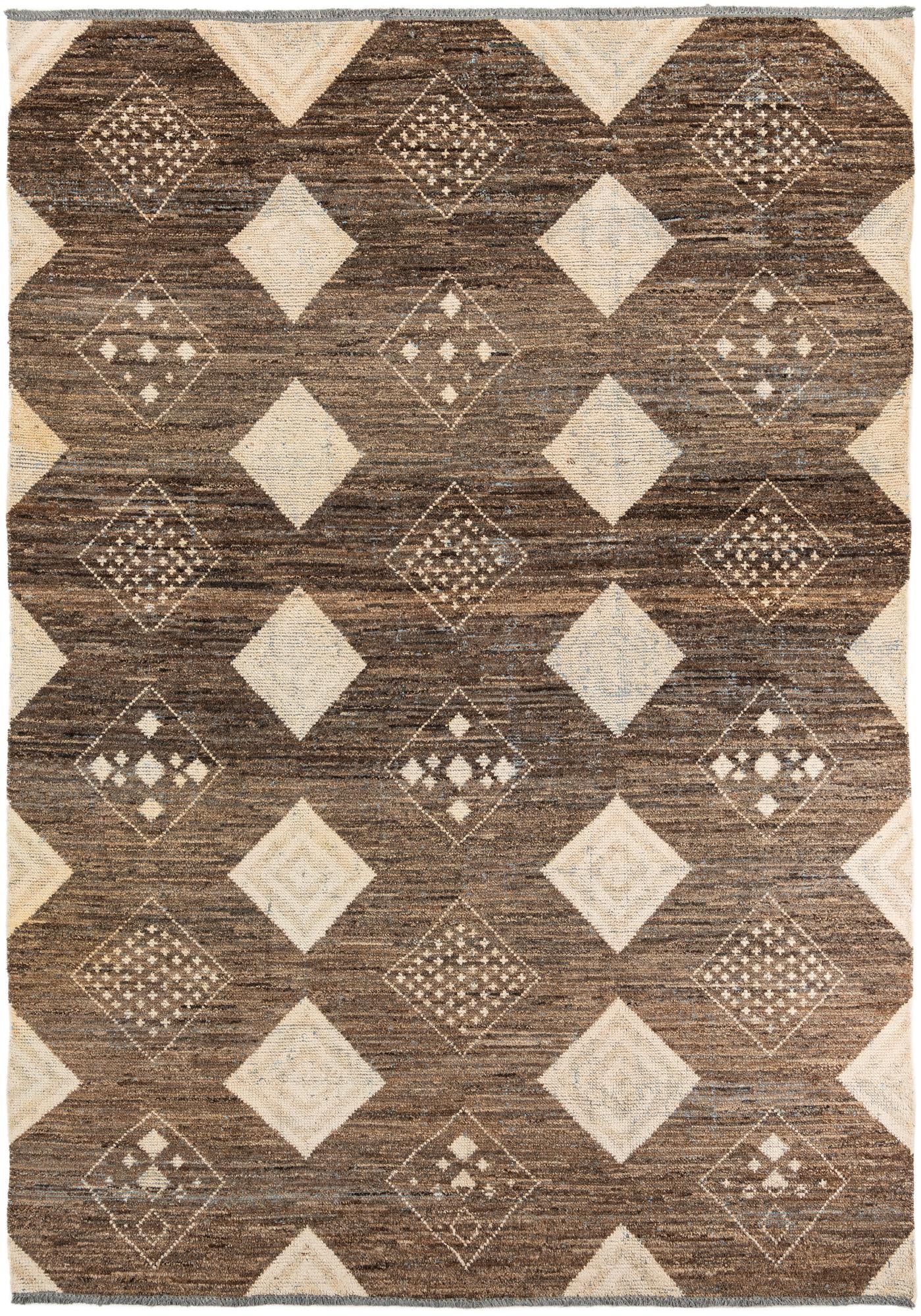 8' 4 x 12' 1 Hand Knotted Moroccan Wool Rug
