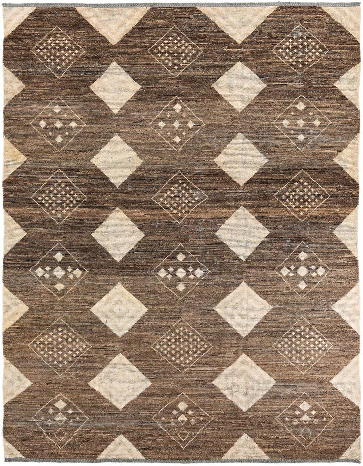 Detail image of 8' 4 x 12' 1 Hand Knotted Moroccan Wool Rug